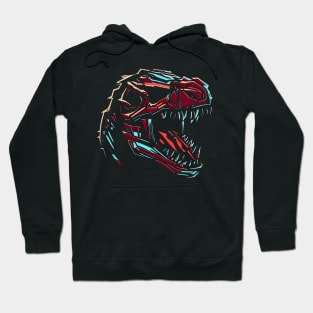 Illustration robotic T-Rex t-shirt design Hoodie